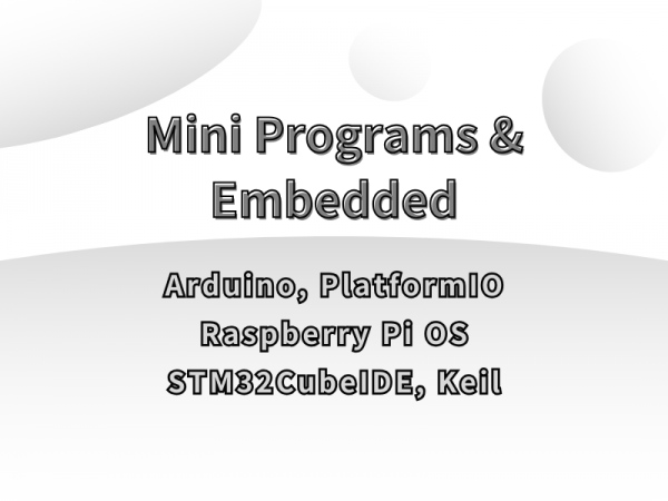 Mini Programs & Embedded Development